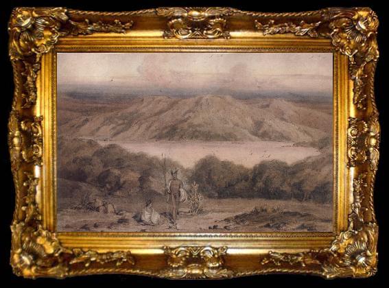 framed  William Westall A View of King George